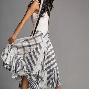 Pilcro Anthroplogie Patchwork Godet Maxi Skirt (MSRP: $148) Size XL